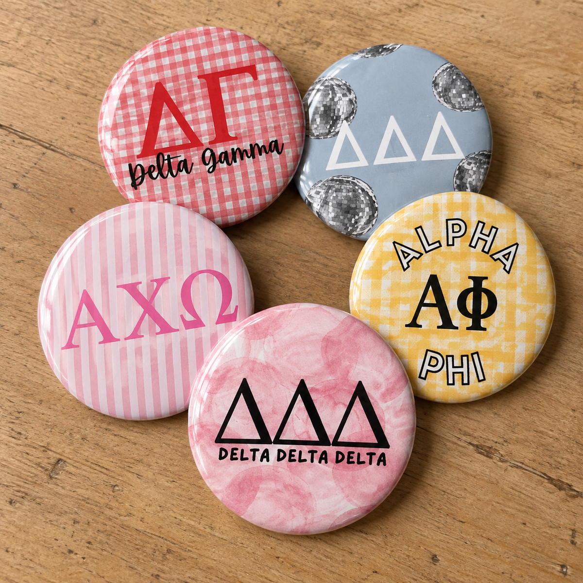 Sorority Custom 2-in Pin