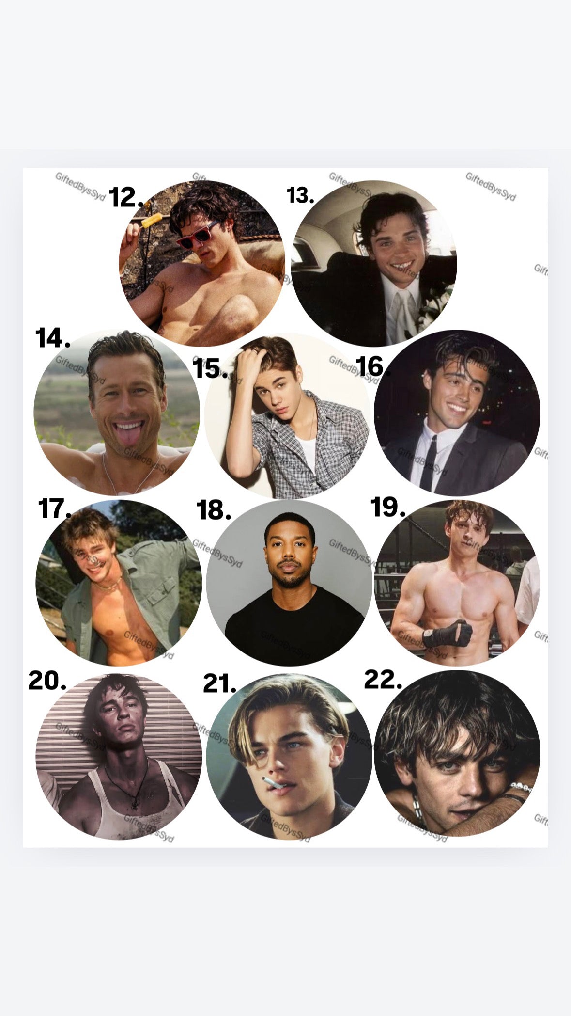 Celeb Custom 2-in Pins