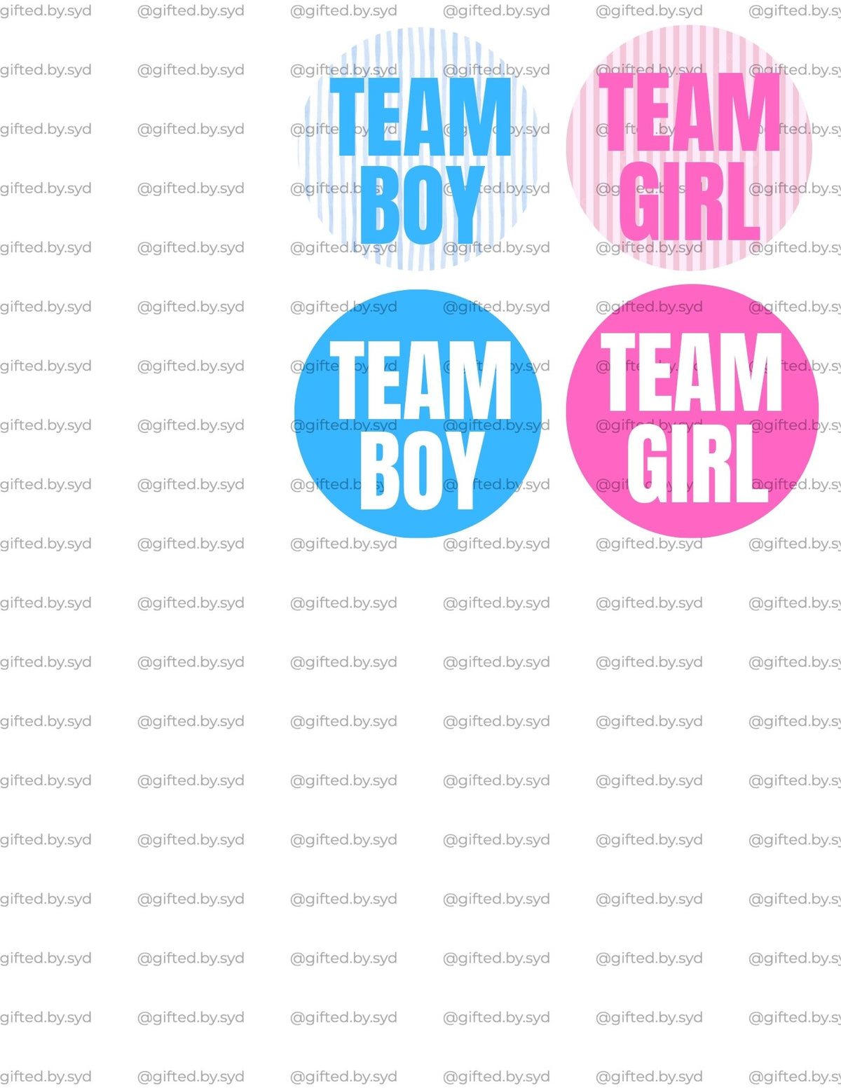 Gender Reveal Custom 2-in Pin