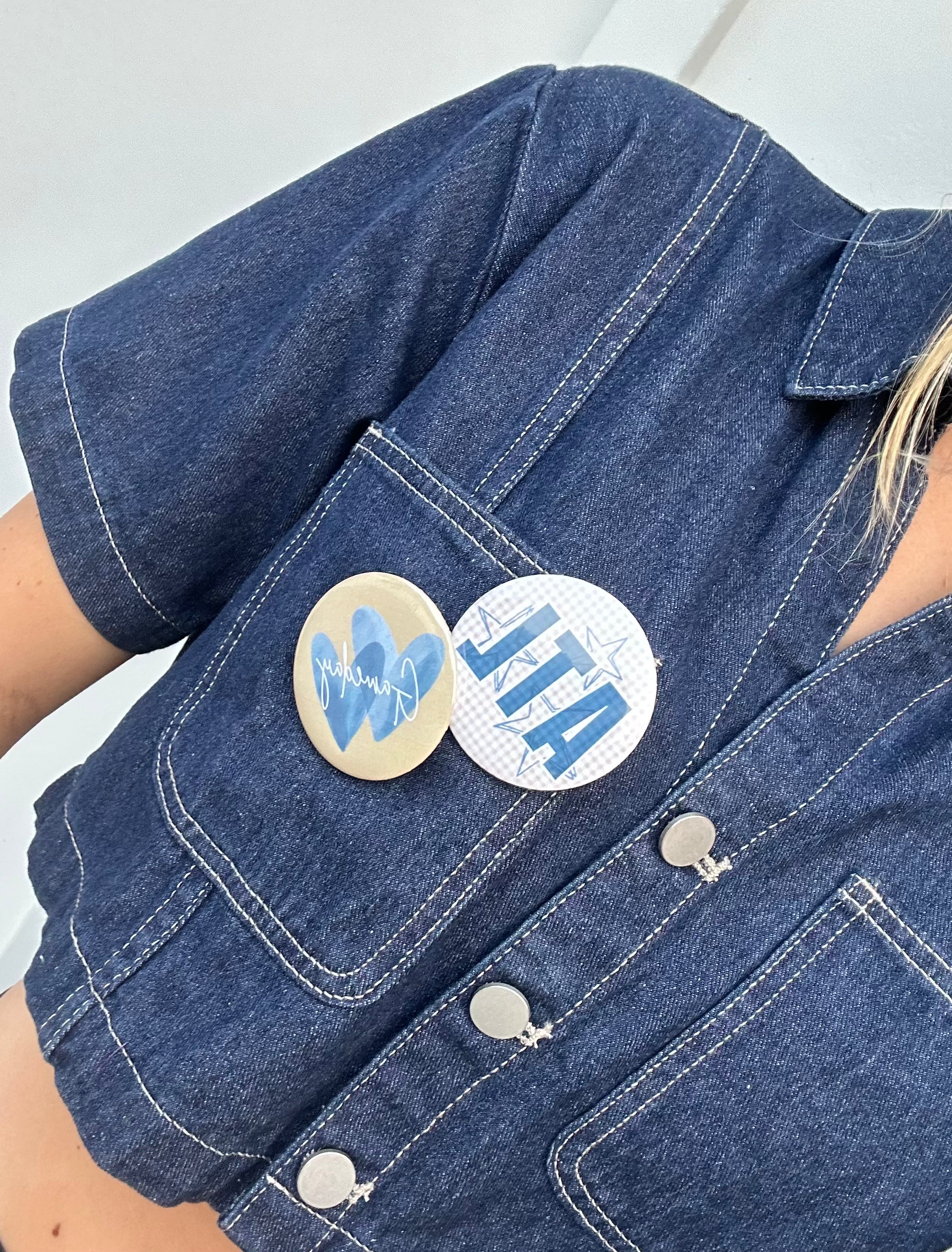 3-PACK College Gameday Custom 2-in Pins