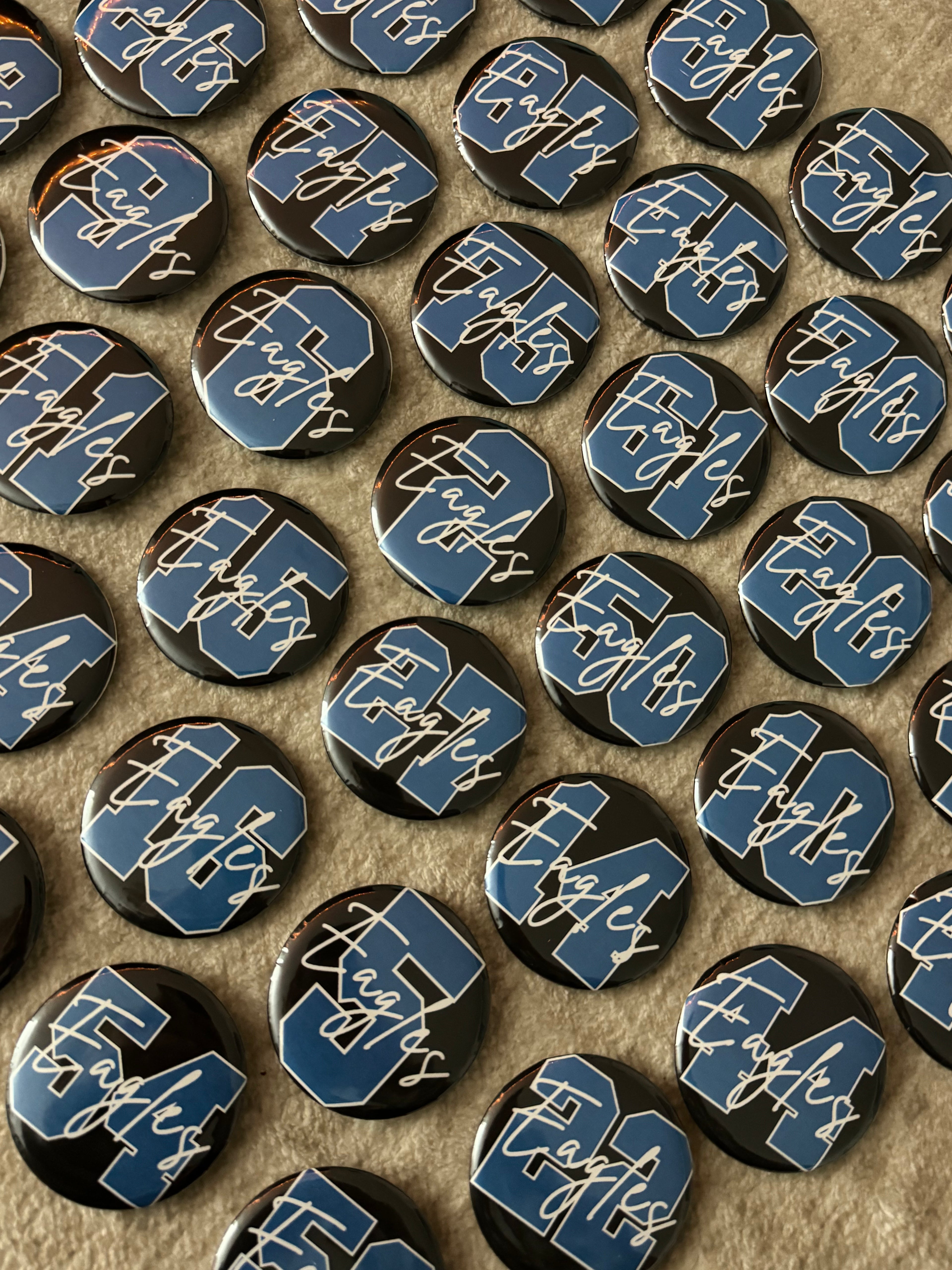 School Spirit Custom Gameday 2-in Pin