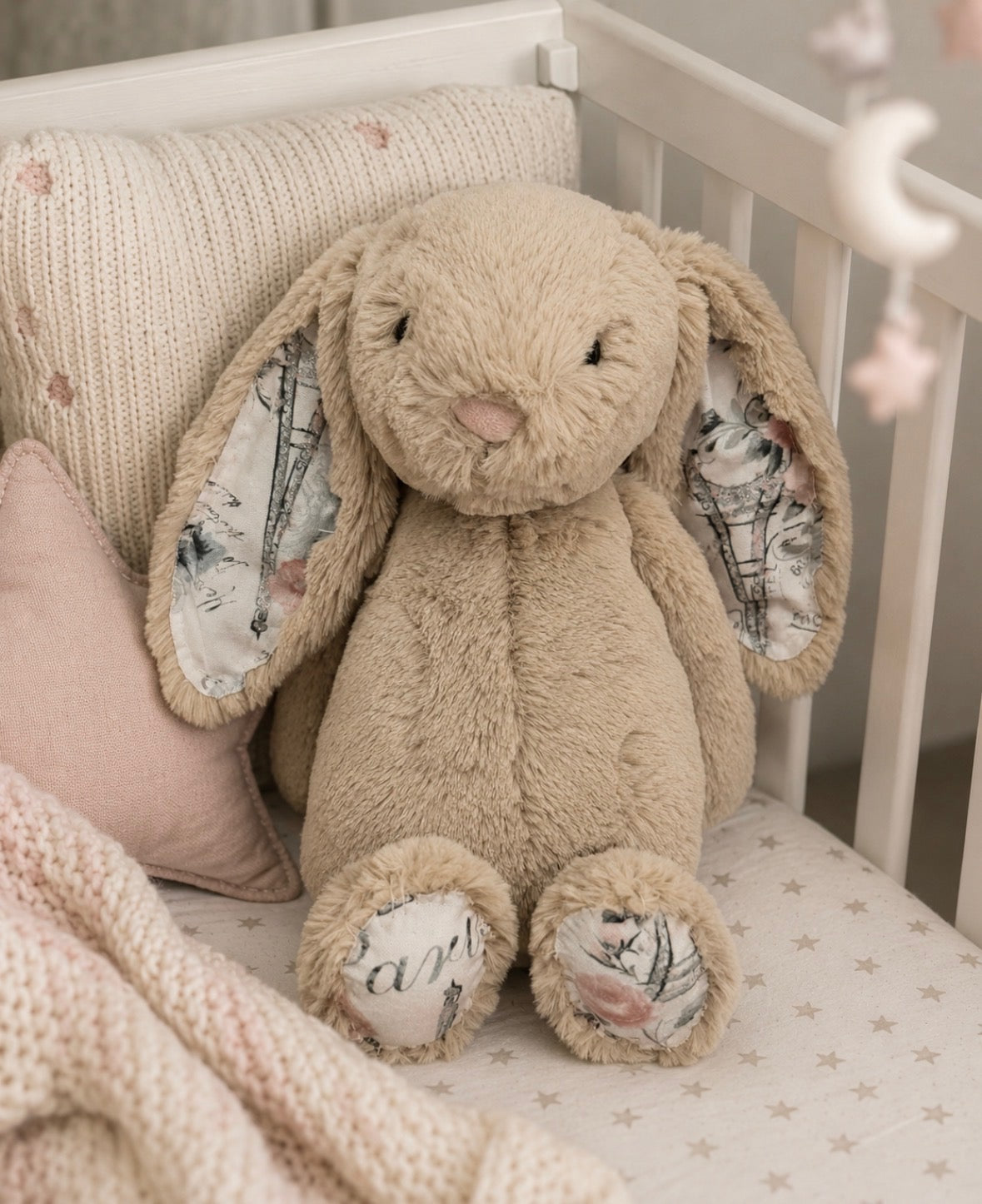 Custom College Hand-Sewn Stuffed Bunny