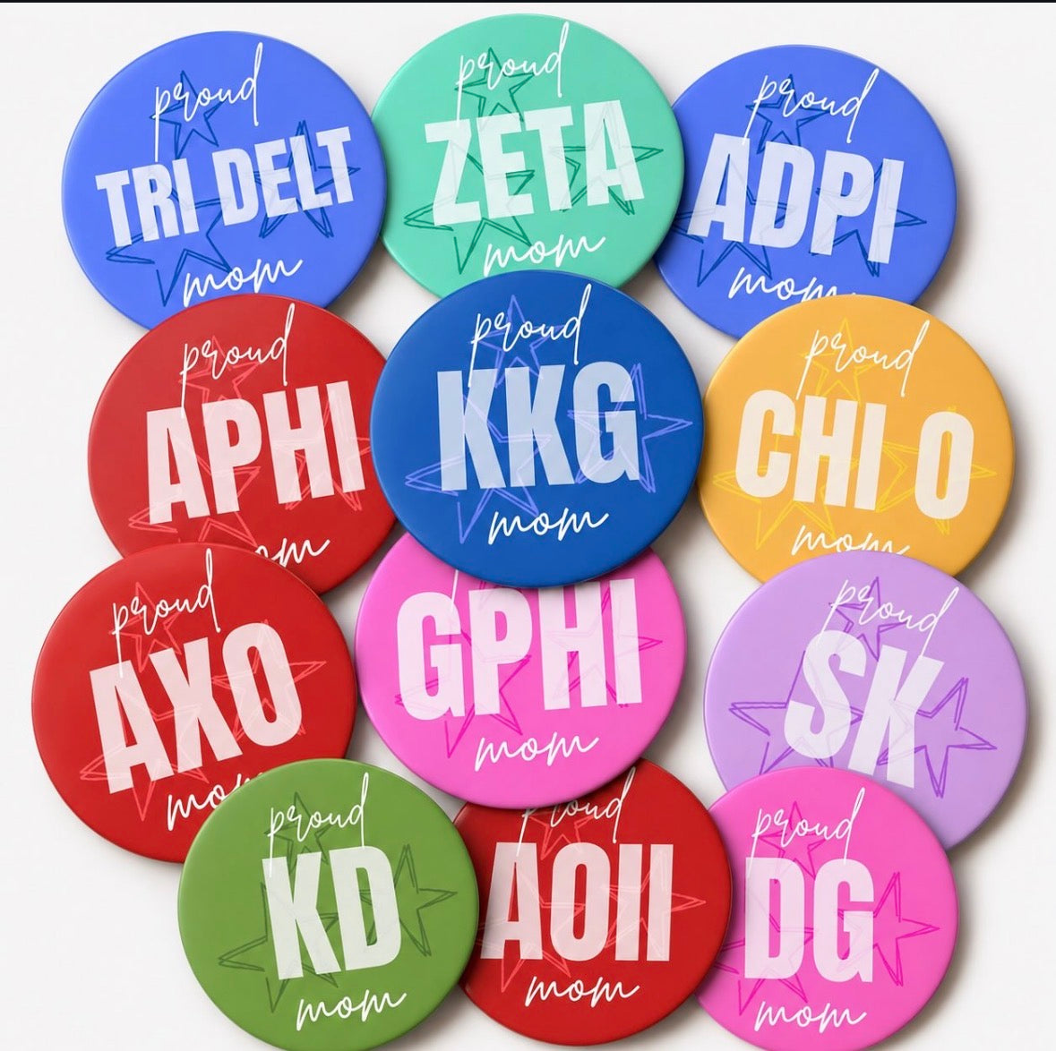 Sorority Family Custom 2-in Pin