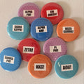 Sorority Polka Dot Custom 2-in Pin